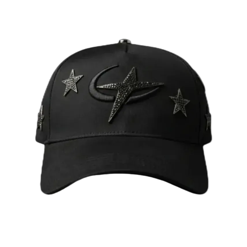 GORRA BARBAS HATS "GALAXY TOTAL BLACK"