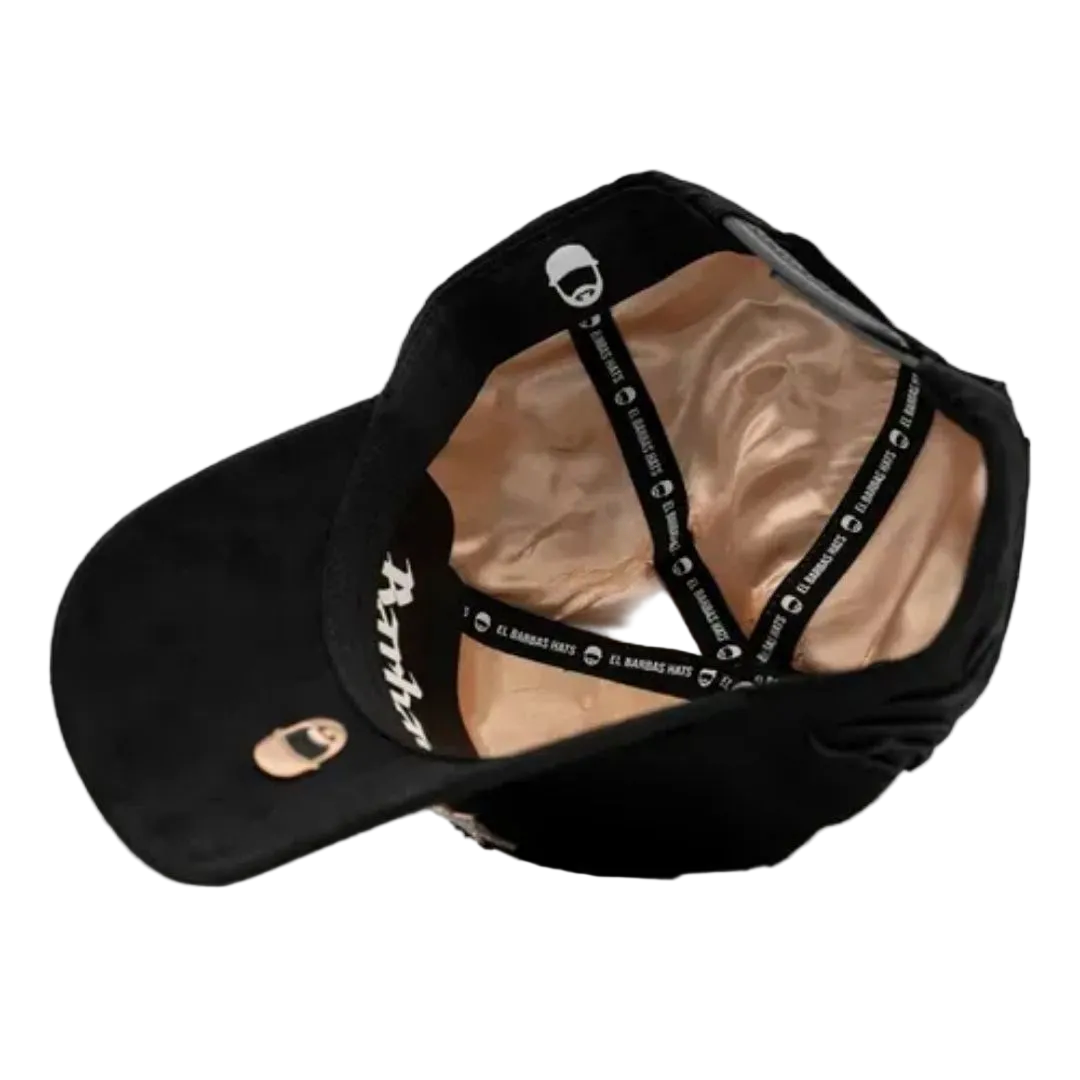GORRA BARBAS HATS "ROSE GOLD SKULL"