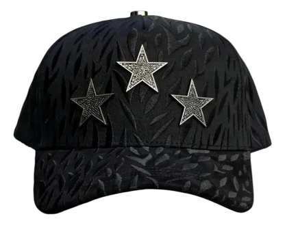 GORRA BARBAS HATS "ROCKSTAR TOTAL BLACK"
