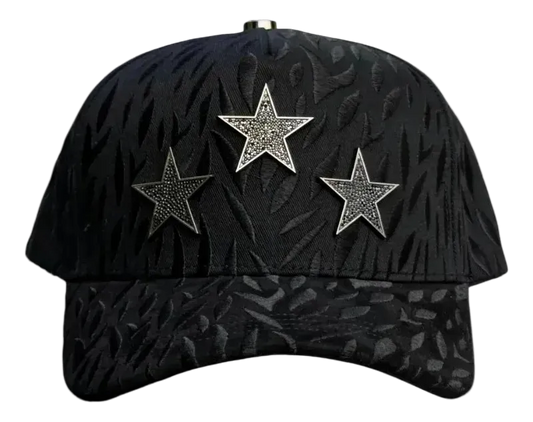 GORRA BARBAS HATS "ROCKSTAR TOTAL BLACK"