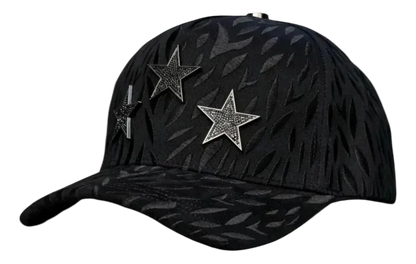 GORRA BARBAS HATS "ROCKSTAR TOTAL BLACK"
