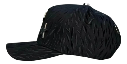 GORRA BARBAS HATS "ROCKSTAR TOTAL BLACK"