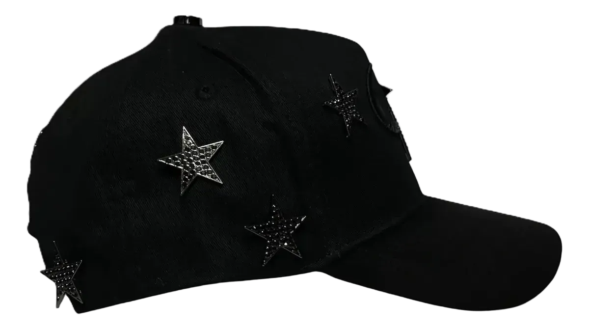 GORRA BARBAS HATS "GALAXY TOTAL BLACK"